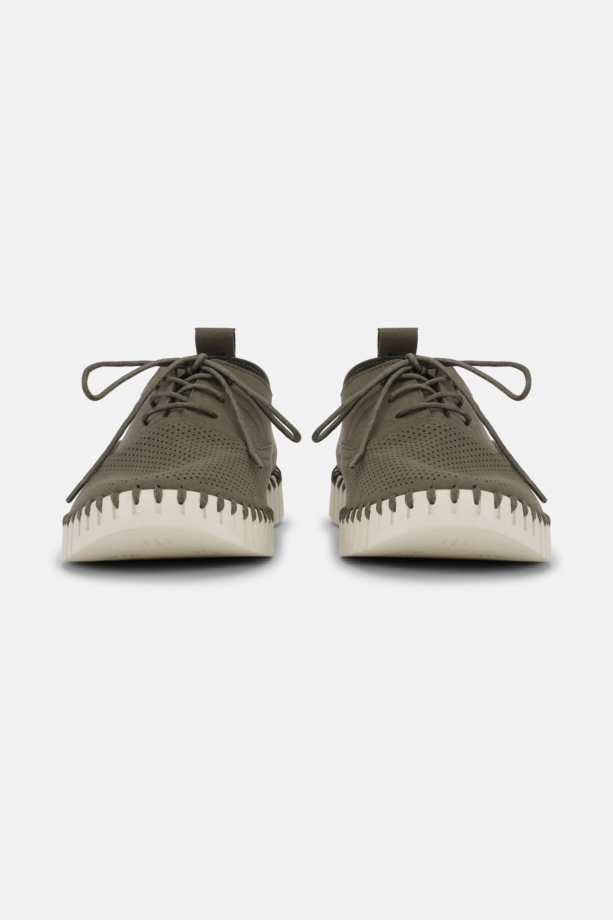 Herrenschuhe Mit Schnürung - Deep Olive Pearled Ivory